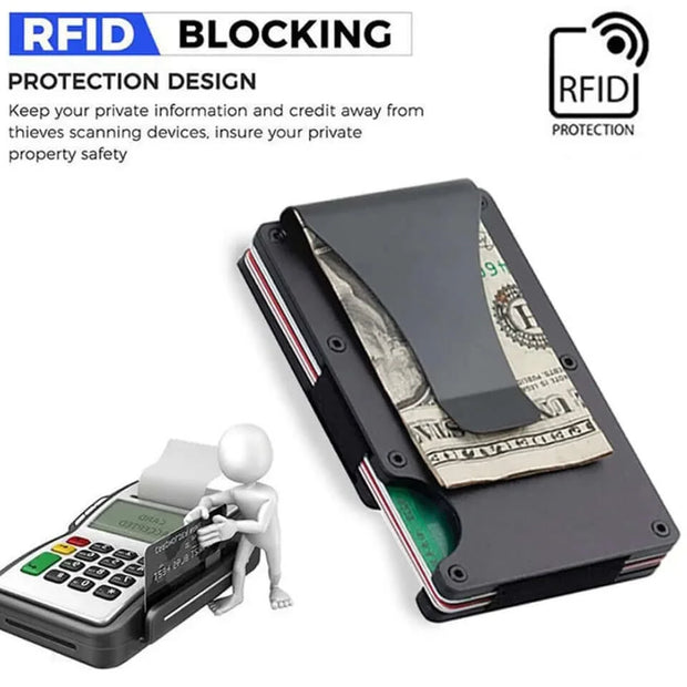 High-Tech RFID Blocking Cool Wallets For men - CarbonTech Wallet